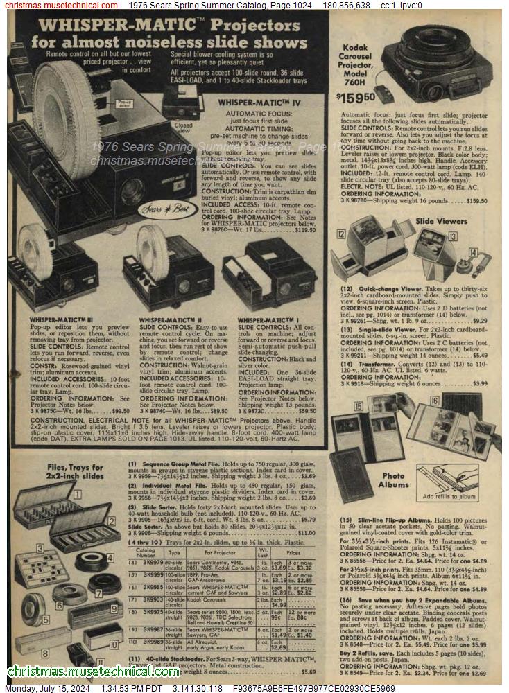 1976 Sears Spring Summer Catalog, Page 1024