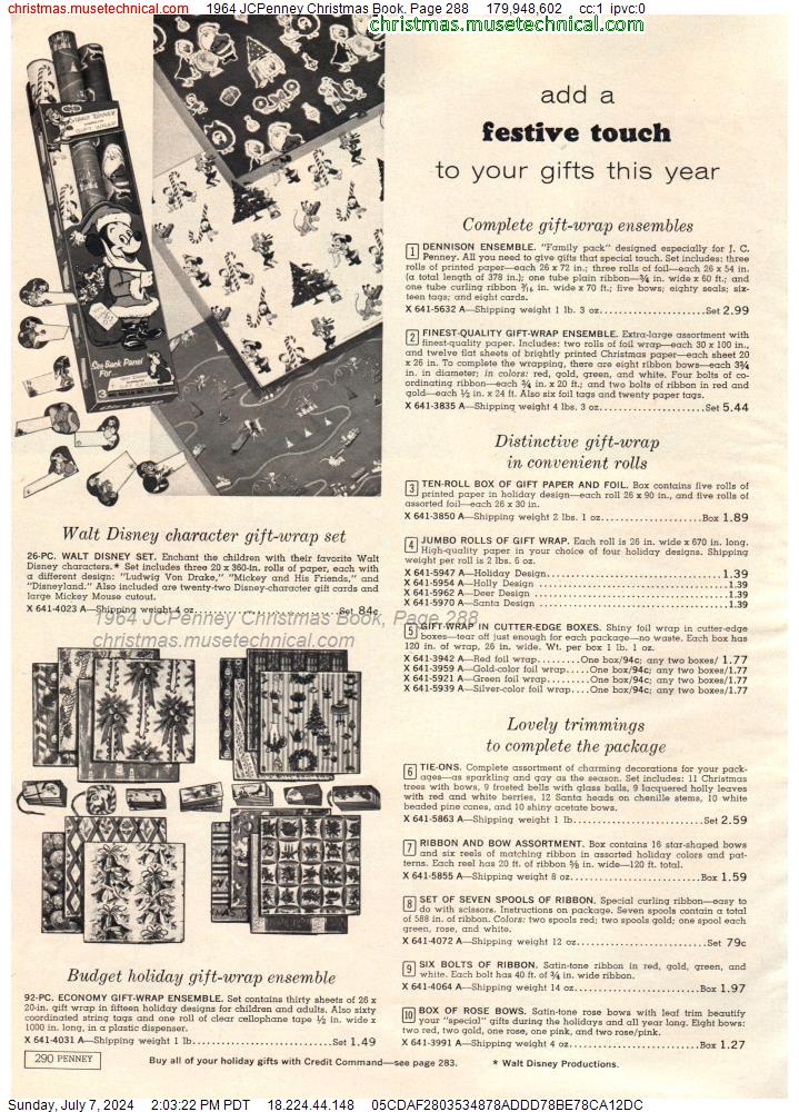 1964 JCPenney Christmas Book, Page 288
