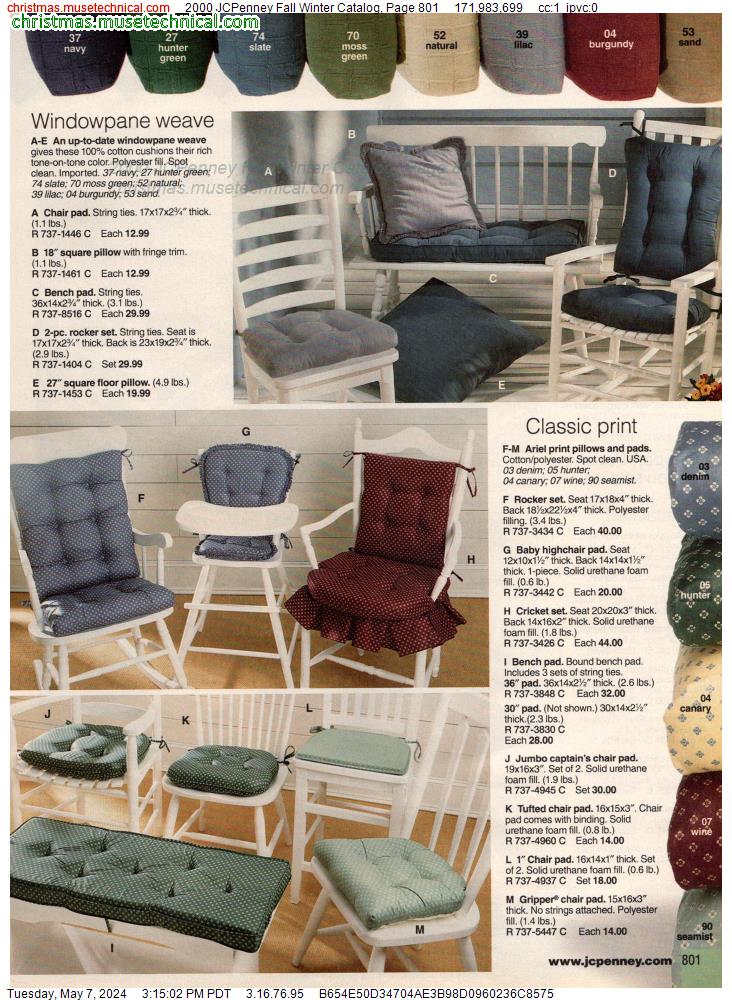 2000 JCPenney Fall Winter Catalog, Page 801