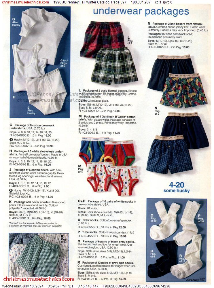 1996 JCPenney Fall Winter Catalog, Page 597