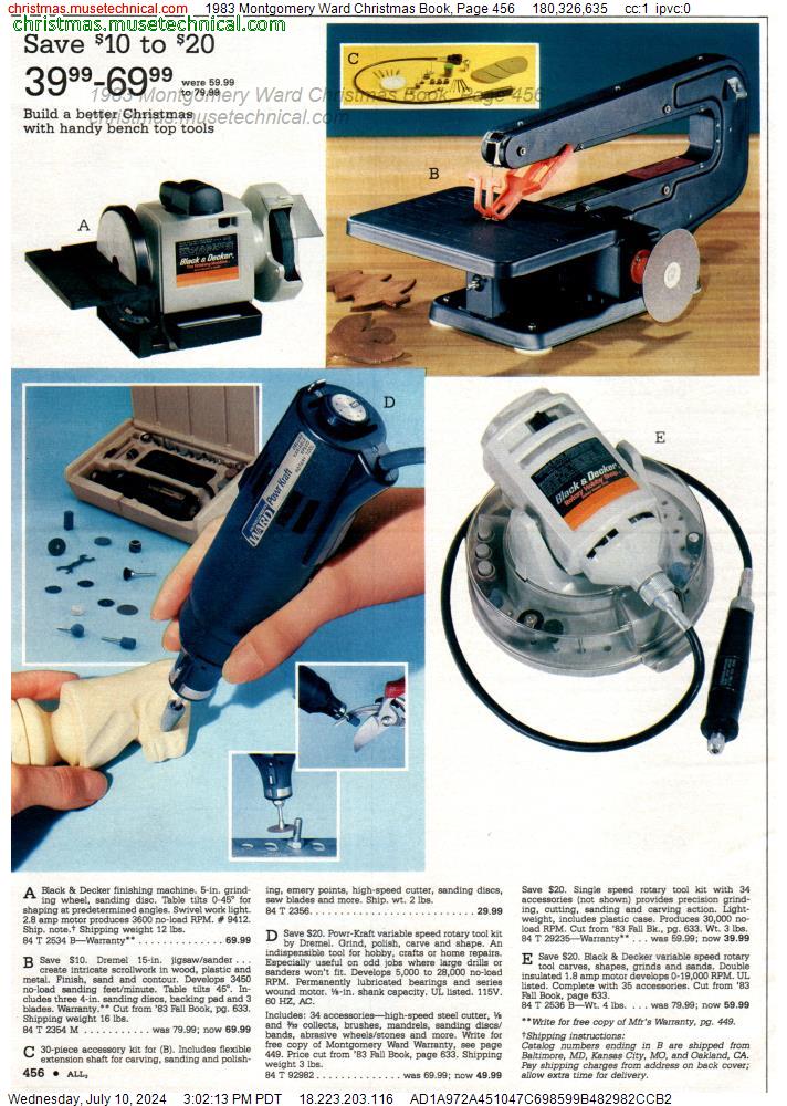 1983 Montgomery Ward Christmas Book, Page 456