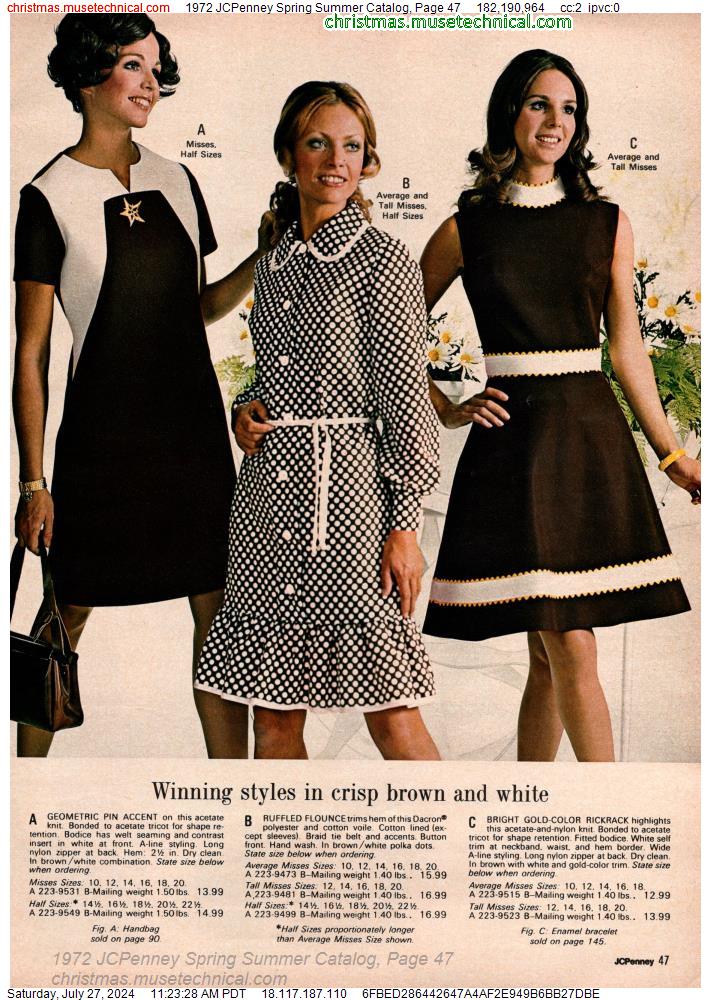 1972 JCPenney Spring Summer Catalog, Page 47