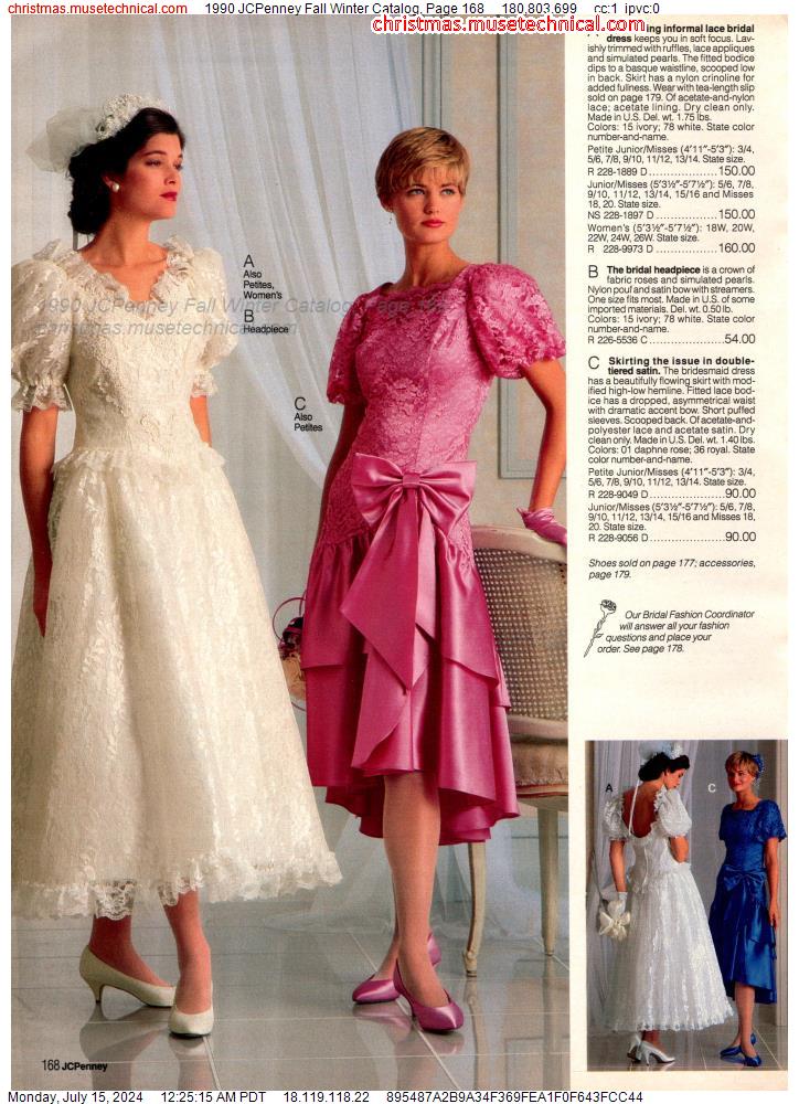 1990 JCPenney Fall Winter Catalog, Page 168