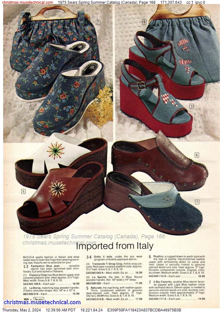 1975 Sears Spring Summer Catalog (Canada), Page 166