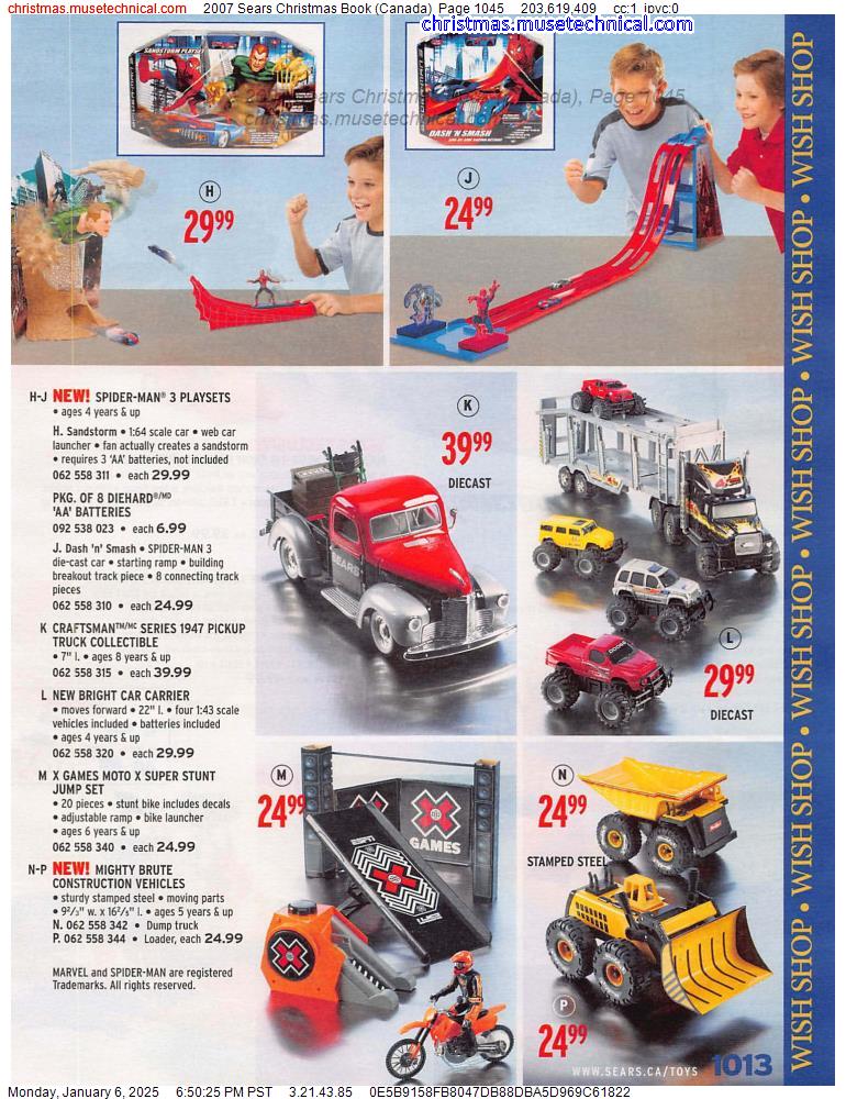 2007 Sears Christmas Book (Canada), Page 1045