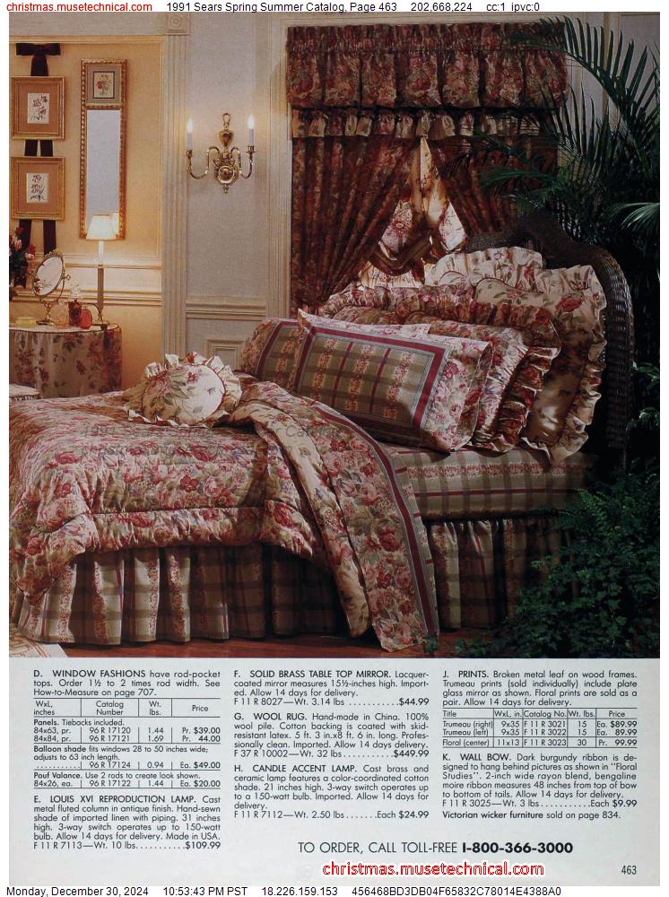 1991 Sears Spring Summer Catalog, Page 463