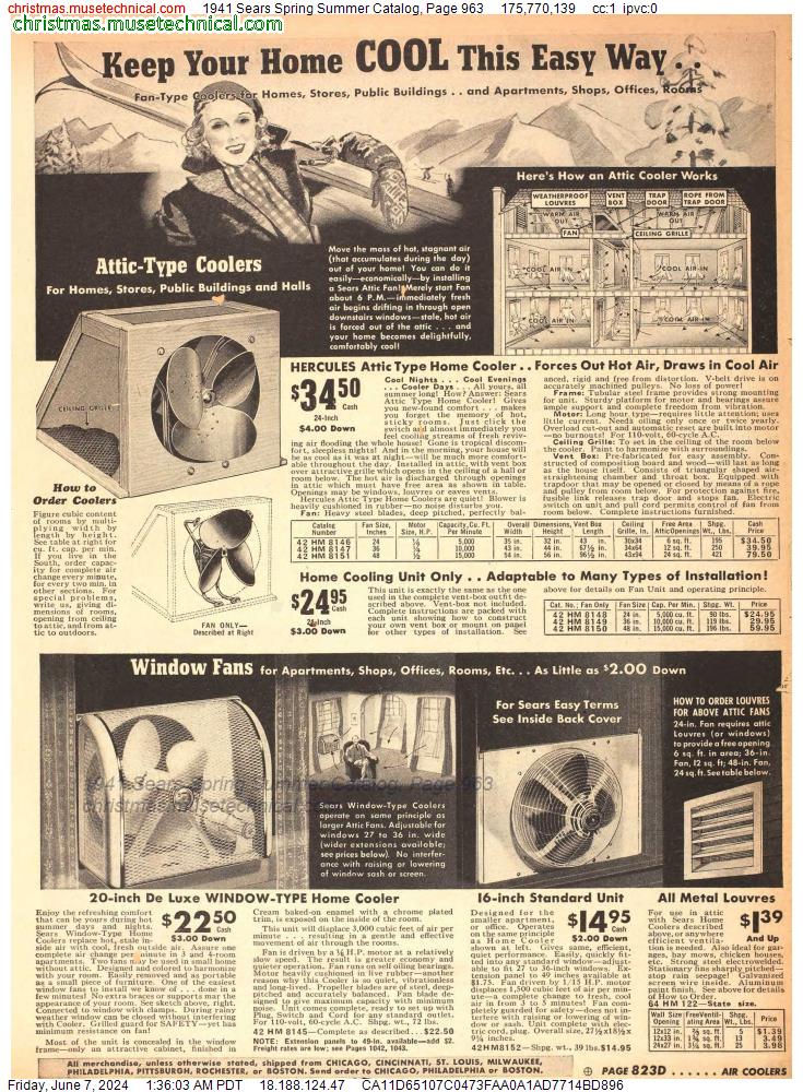 1941 Sears Spring Summer Catalog, Page 963