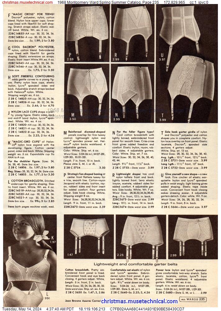 1968 Montgomery Ward Spring Summer Catalog, Page 235