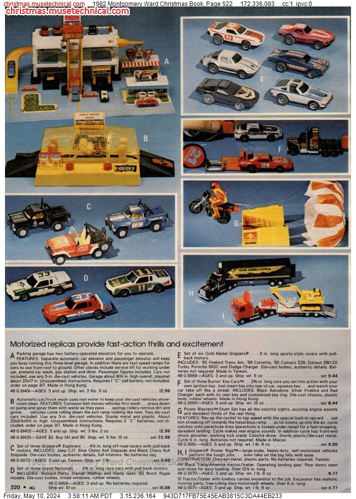 1982 Montgomery Ward Christmas Book, Page 522