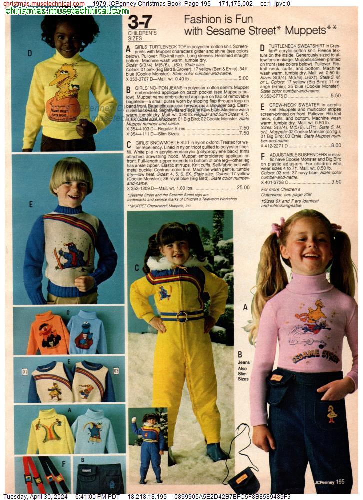1979 JCPenney Christmas Book, Page 195