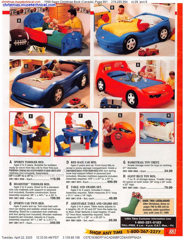 1998 Sears Christmas Book (Canada), Page 881