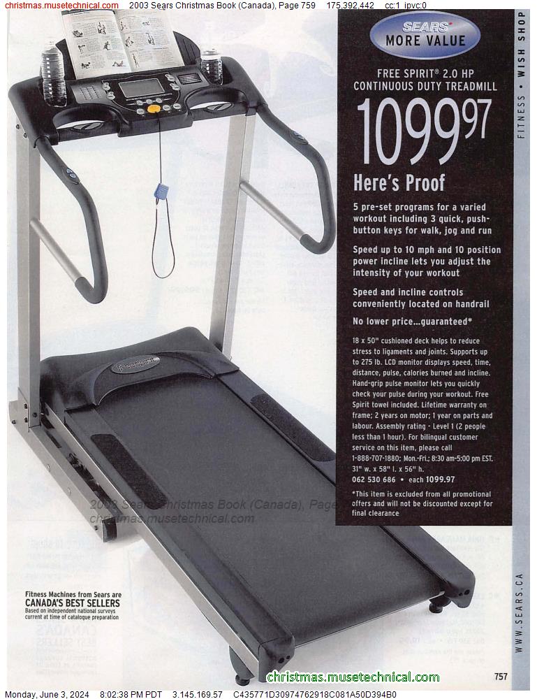 2003 Sears Christmas Book (Canada), Page 759