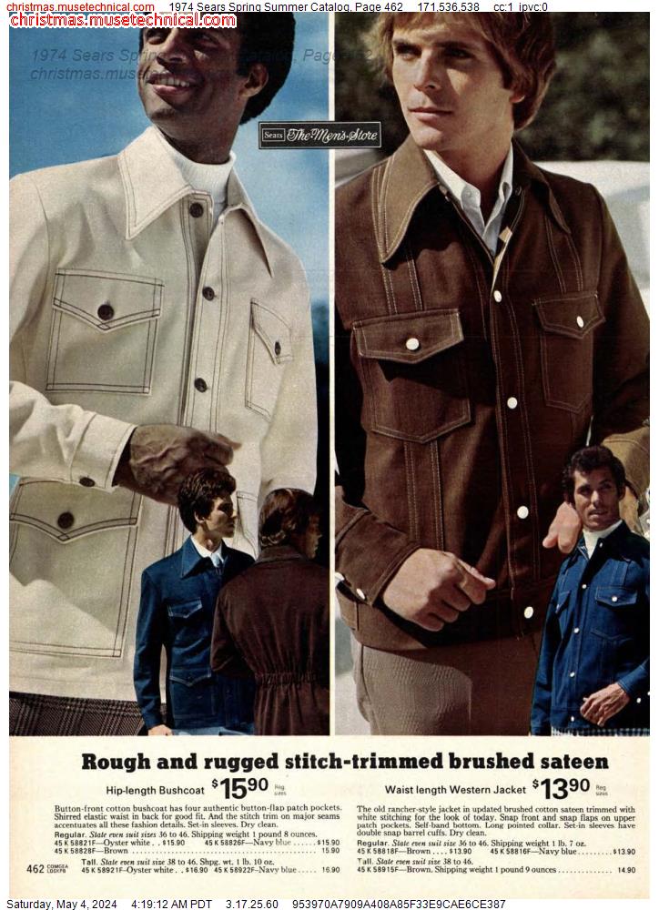 1974 Sears Spring Summer Catalog, Page 462