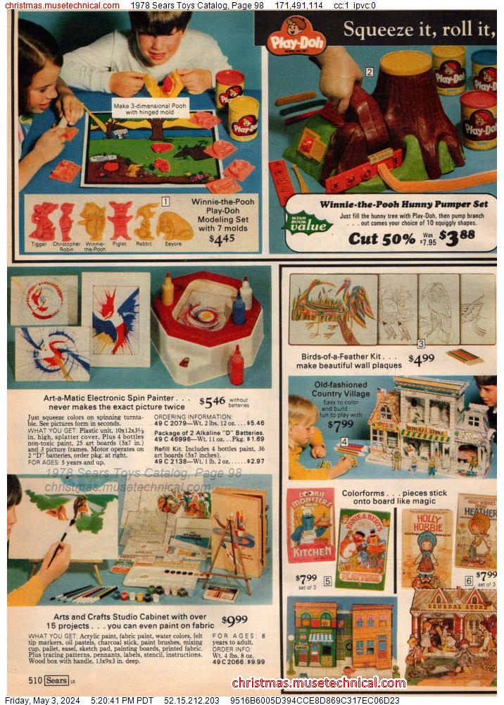 1978 Sears Toys Catalog, Page 98