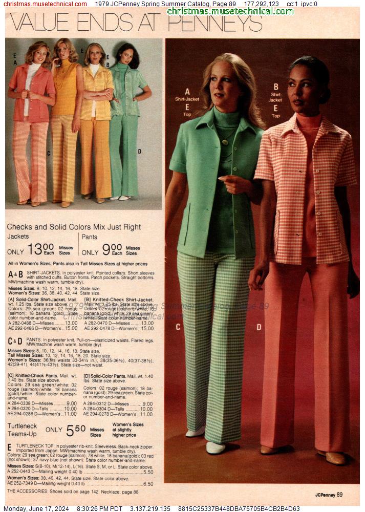 1979 JCPenney Spring Summer Catalog, Page 89