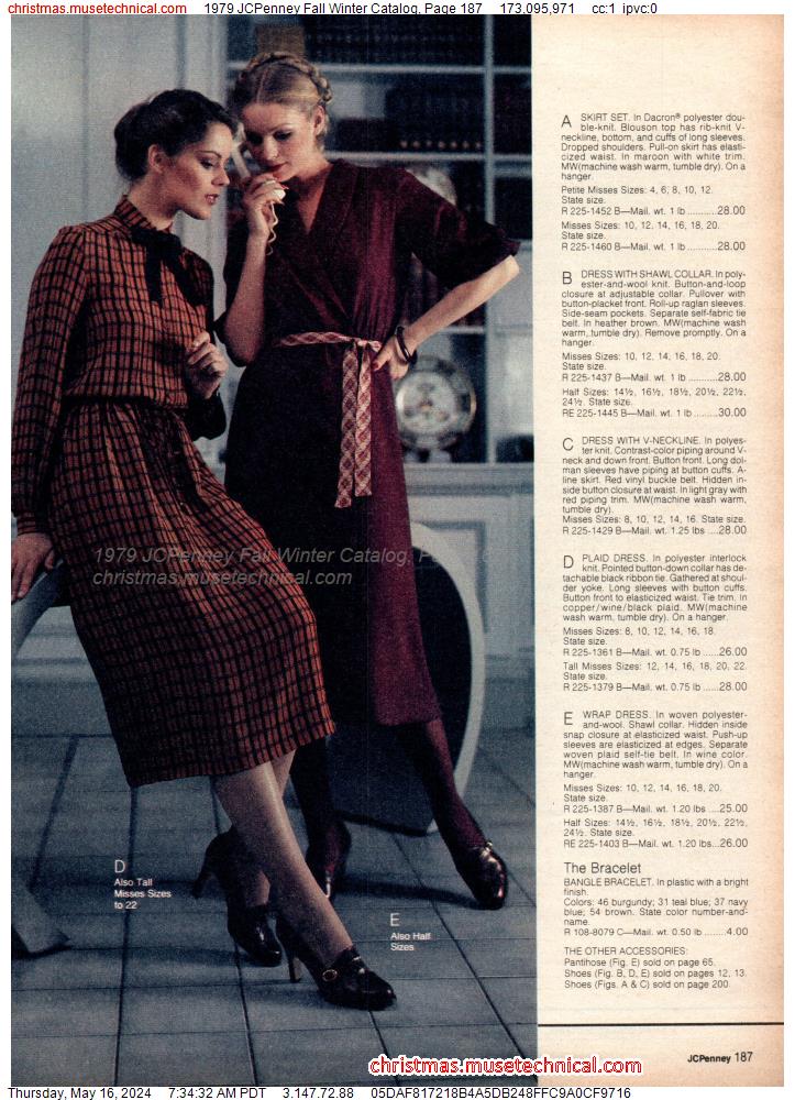 1979 JCPenney Fall Winter Catalog, Page 187