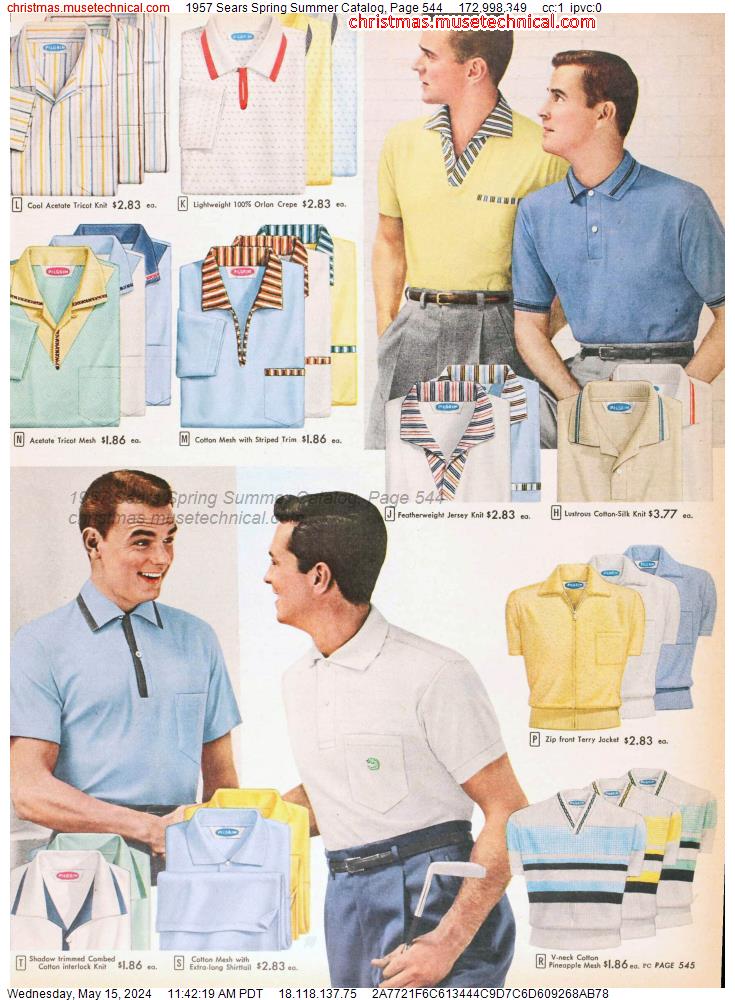 1957 Sears Spring Summer Catalog, Page 544