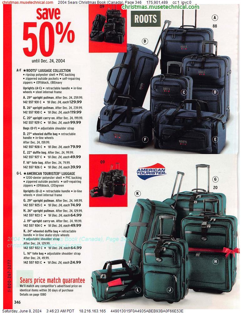 2004 Sears Christmas Book (Canada), Page 346