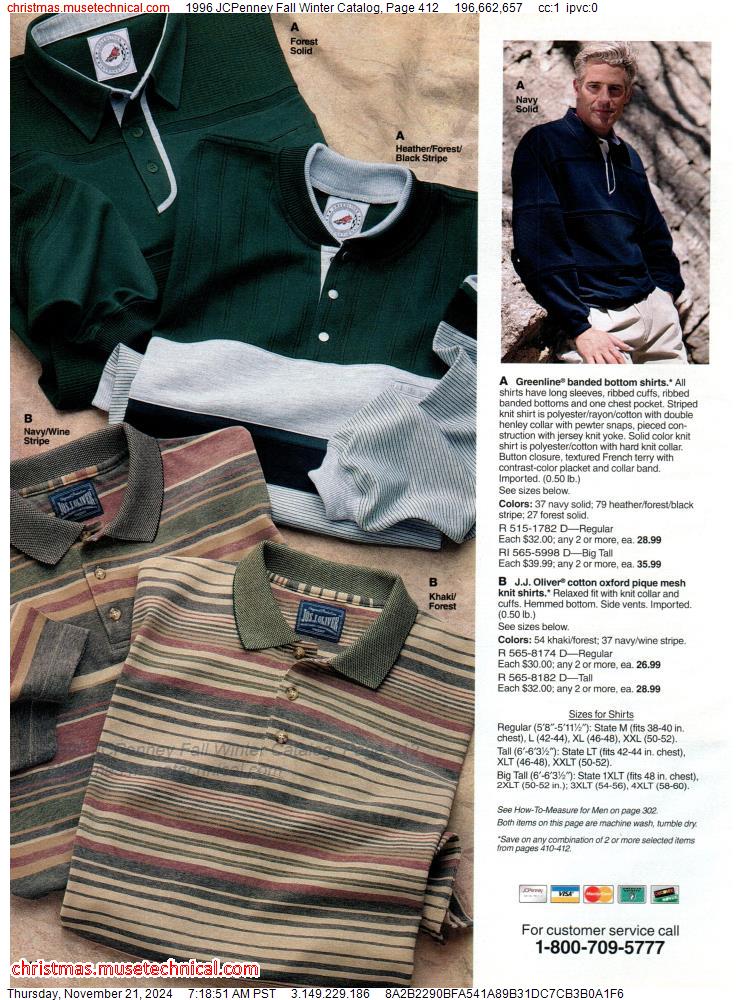 1996 JCPenney Fall Winter Catalog, Page 412