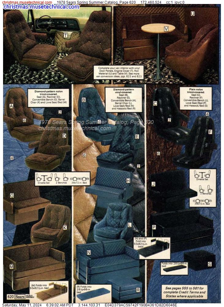 1978 Sears Spring Summer Catalog, Page 620