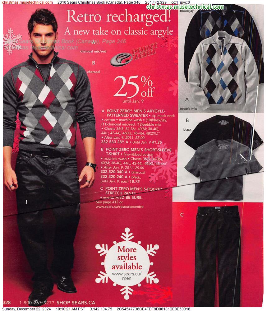 2010 Sears Christmas Book (Canada), Page 346