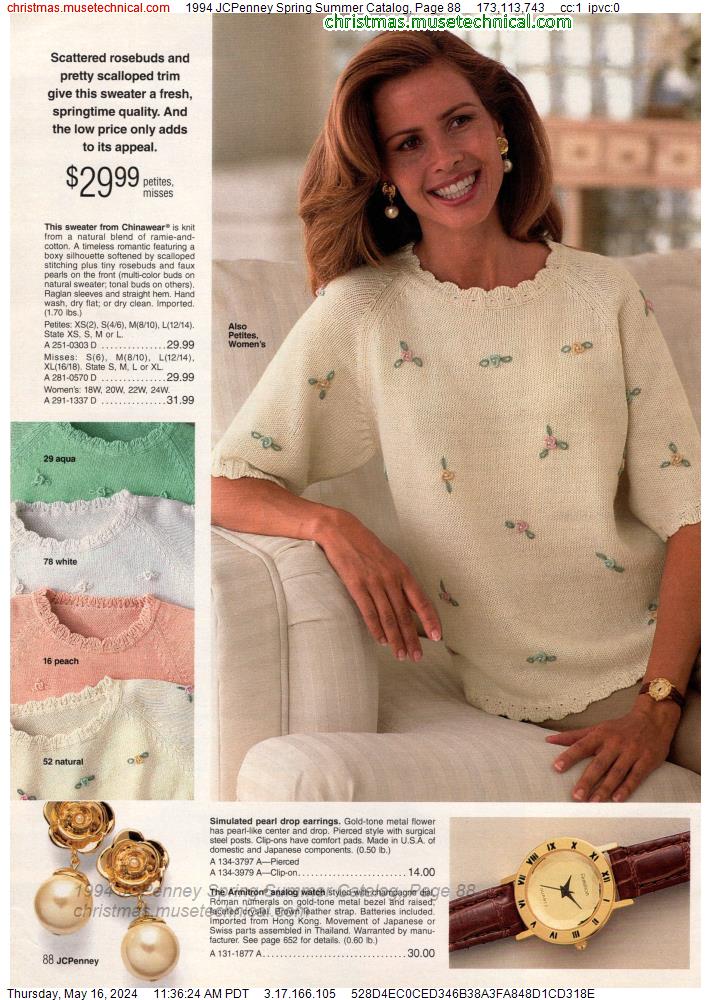1994 JCPenney Spring Summer Catalog, Page 88