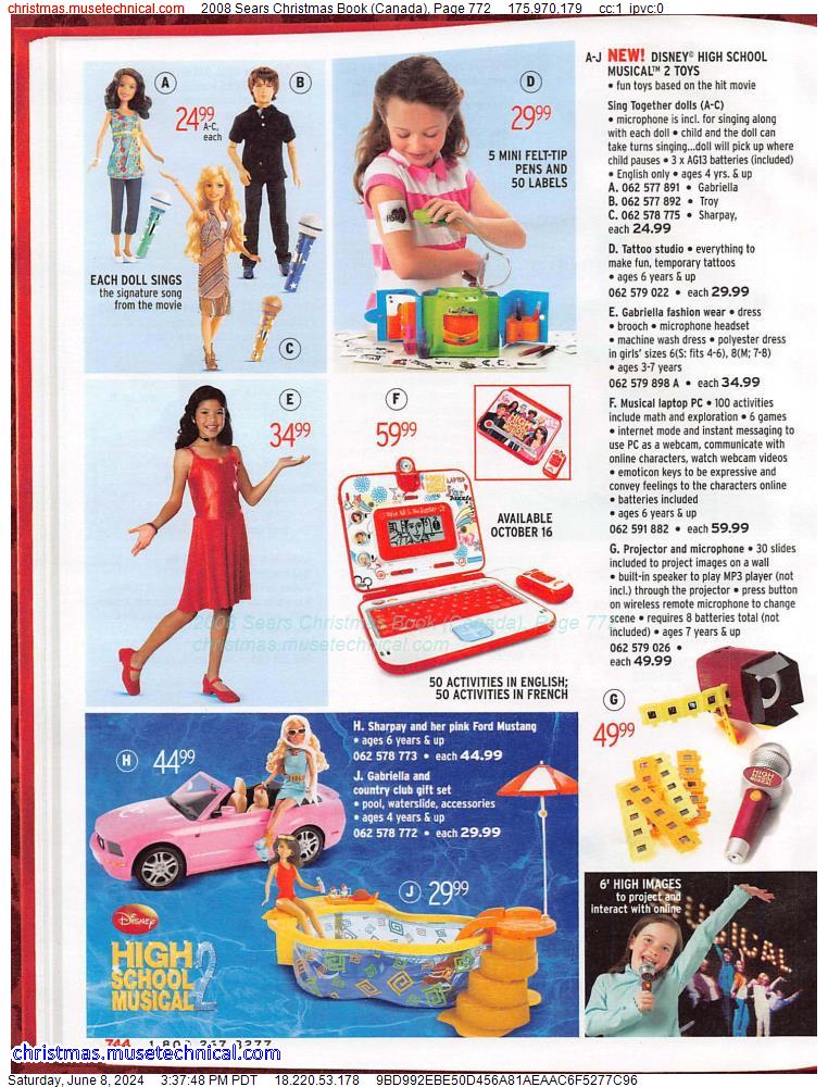 2008 Sears Christmas Book (Canada), Page 772