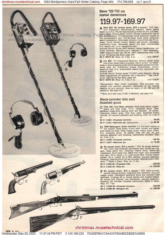1984 Montgomery Ward Fall Winter Catalog, Page 464