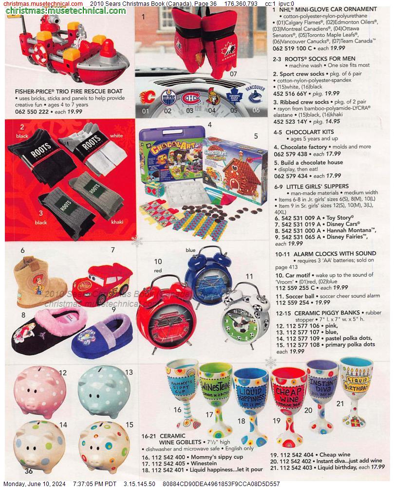 2010 Sears Christmas Book (Canada), Page 36