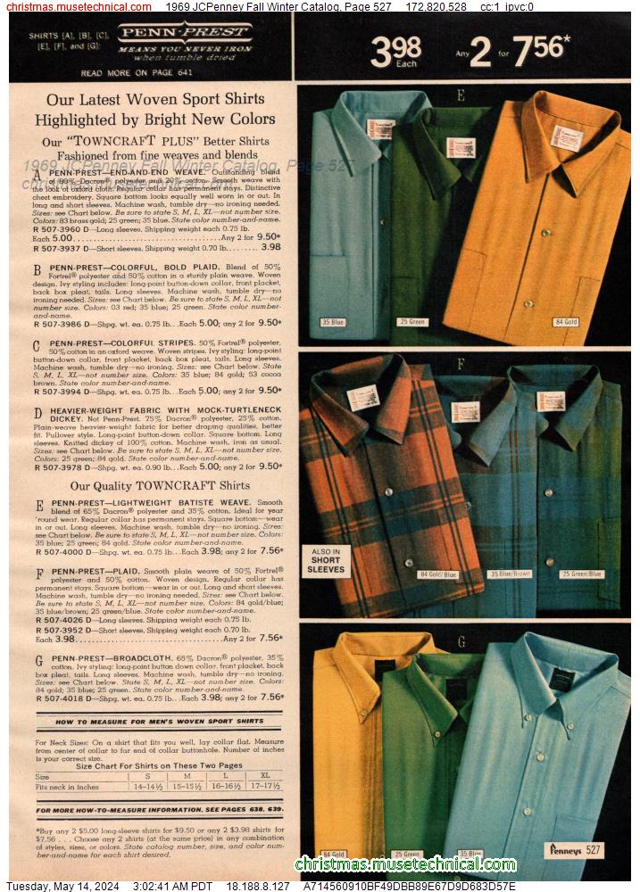 1969 JCPenney Fall Winter Catalog, Page 527
