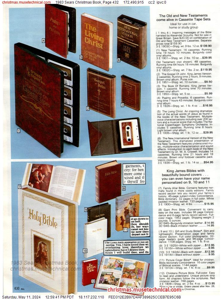 1983 Sears Christmas Book, Page 432