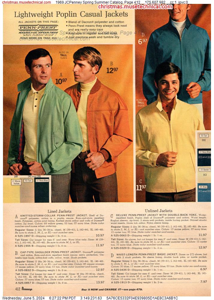 1969 JCPenney Spring Summer Catalog, Page 412