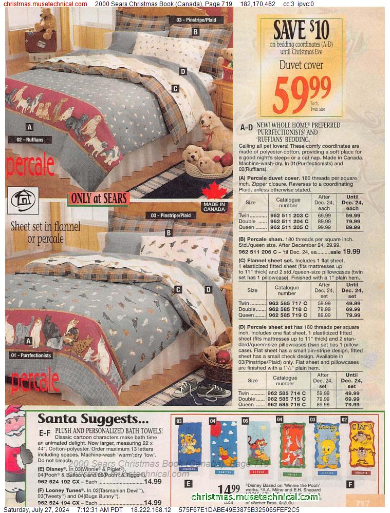 2000 Sears Christmas Book (Canada), Page 719