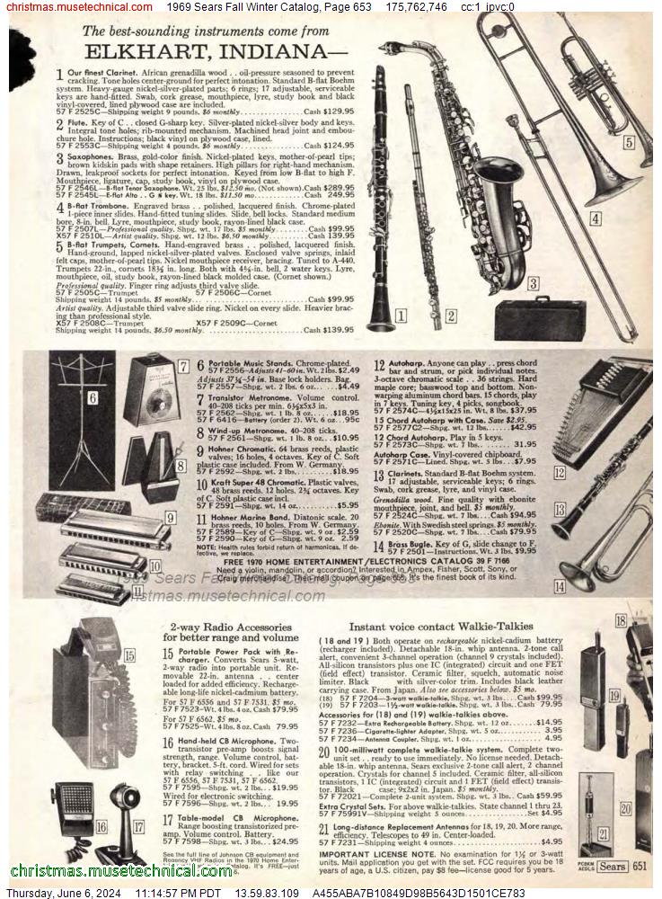 1969 Sears Fall Winter Catalog, Page 653