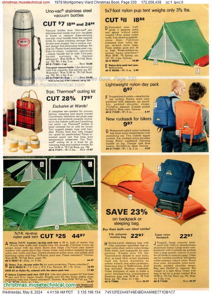 1978 Montgomery Ward Christmas Book, Page 330