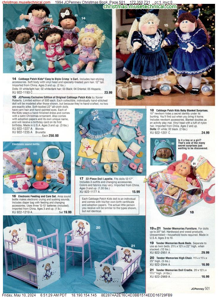1994 JCPenney Christmas Book, Page 501