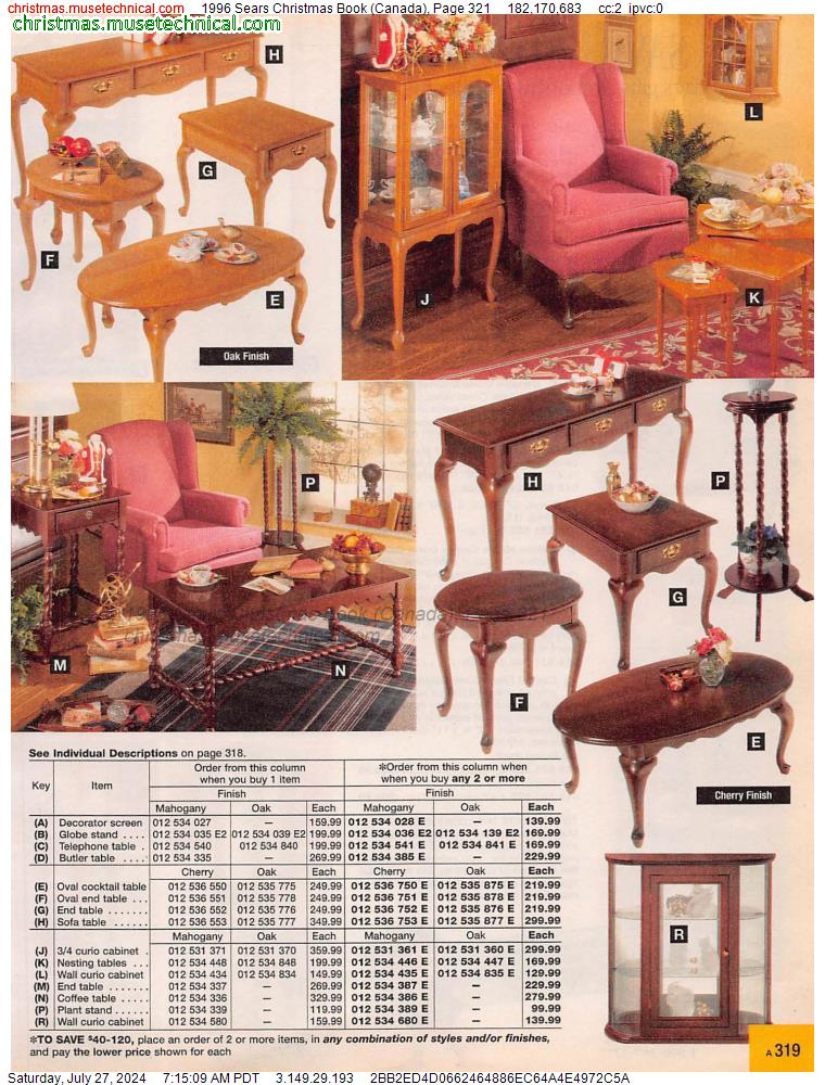 1996 Sears Christmas Book (Canada), Page 321