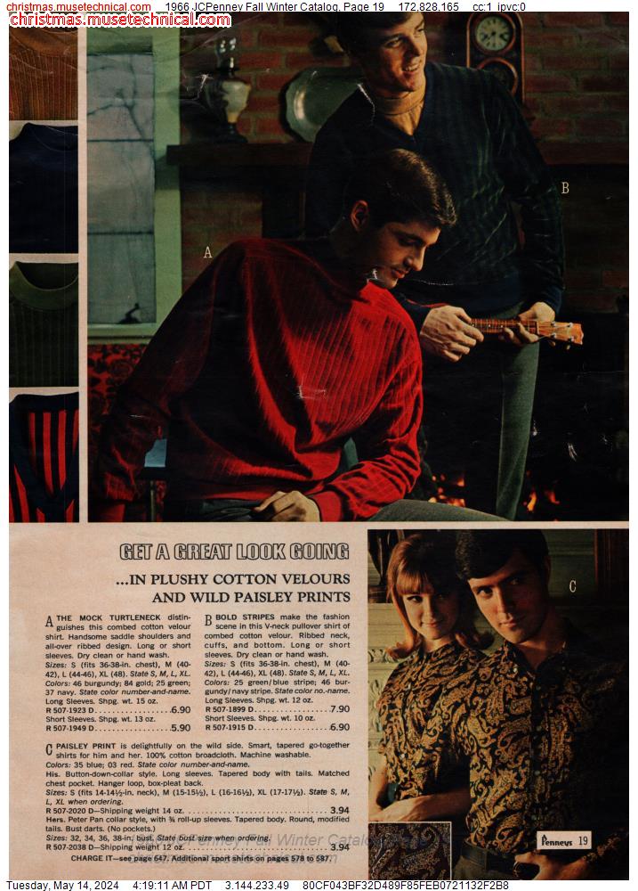 1966 JCPenney Fall Winter Catalog, Page 19