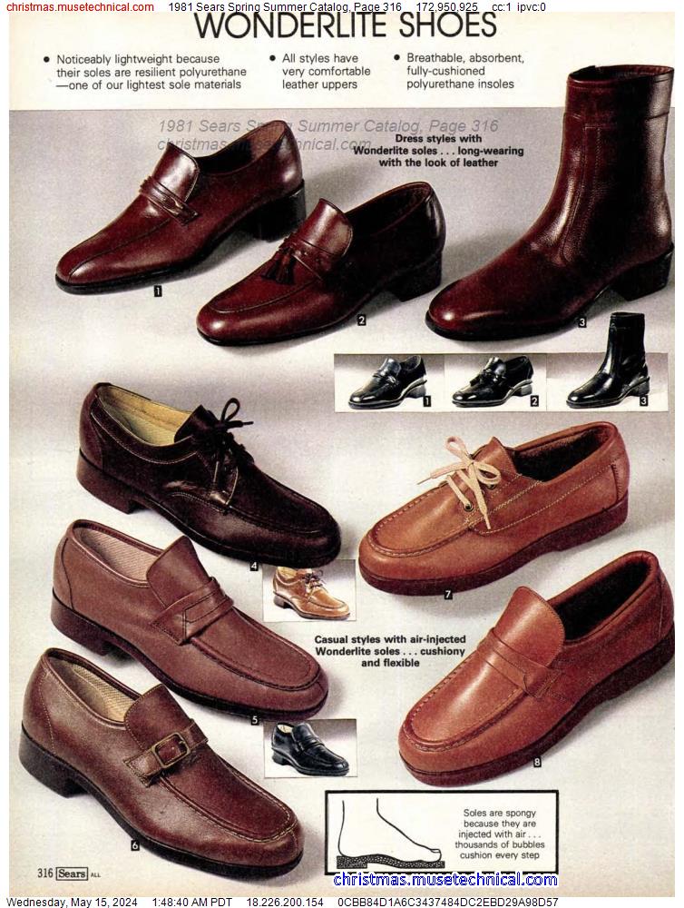 1981 Sears Spring Summer Catalog, Page 316