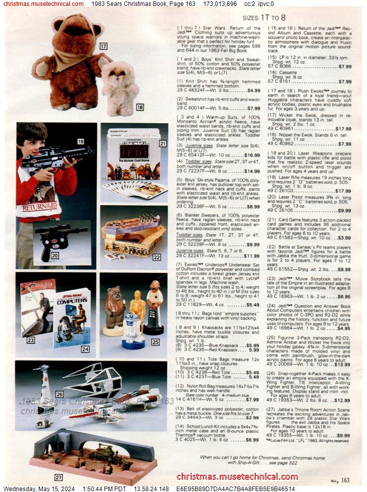 1983 Sears Christmas Book, Page 163