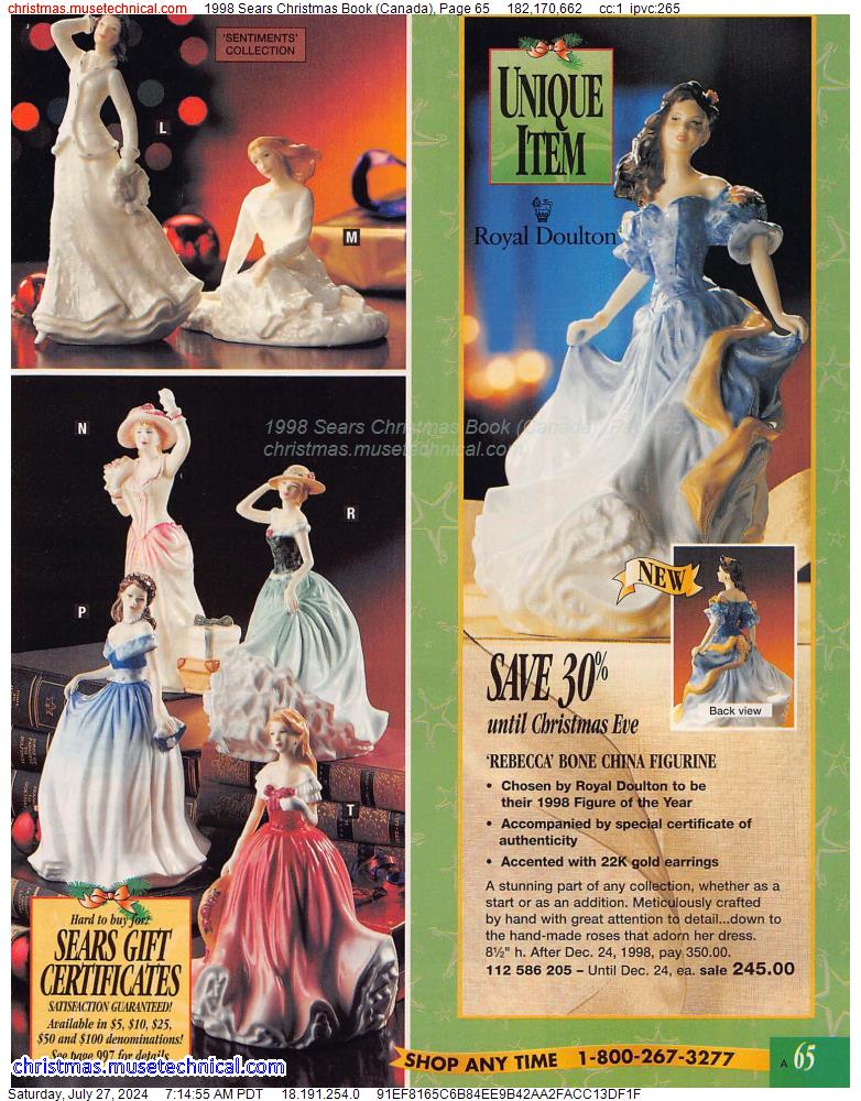1998 Sears Christmas Book (Canada), Page 65