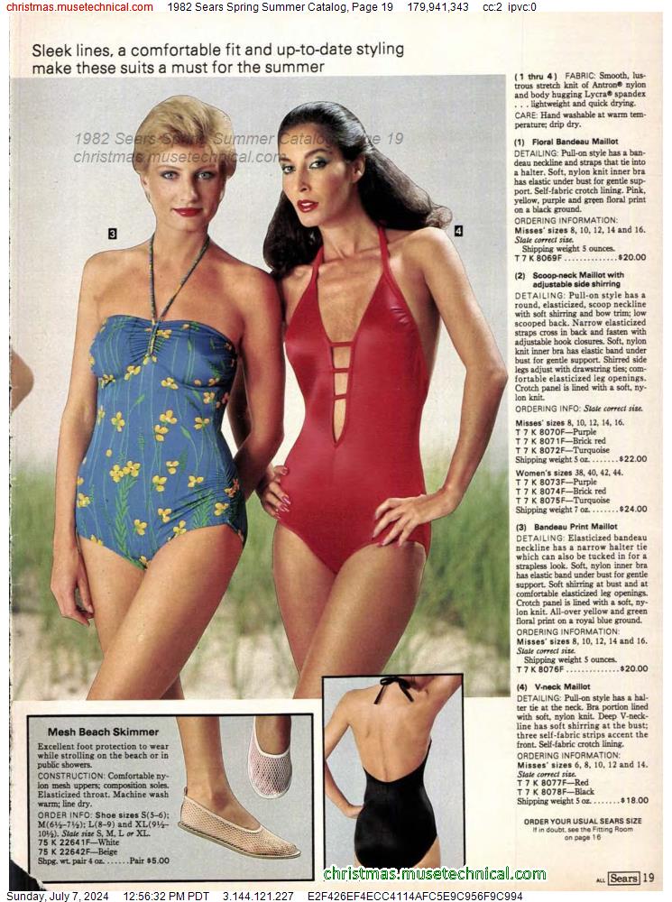1982 Sears Spring Summer Catalog, Page 19