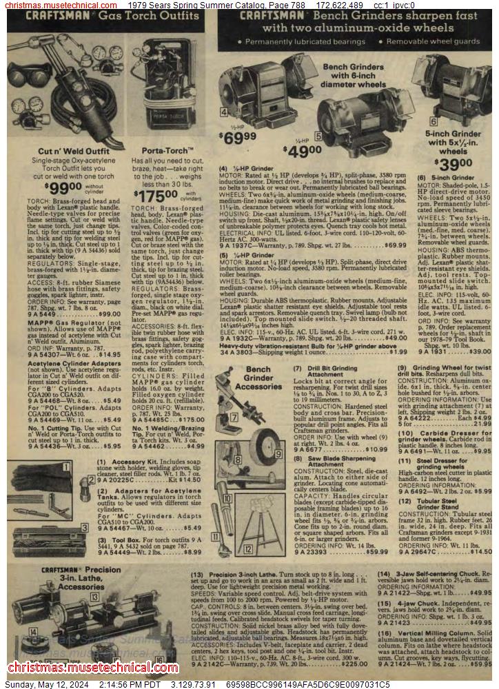 1979 Sears Spring Summer Catalog, Page 788