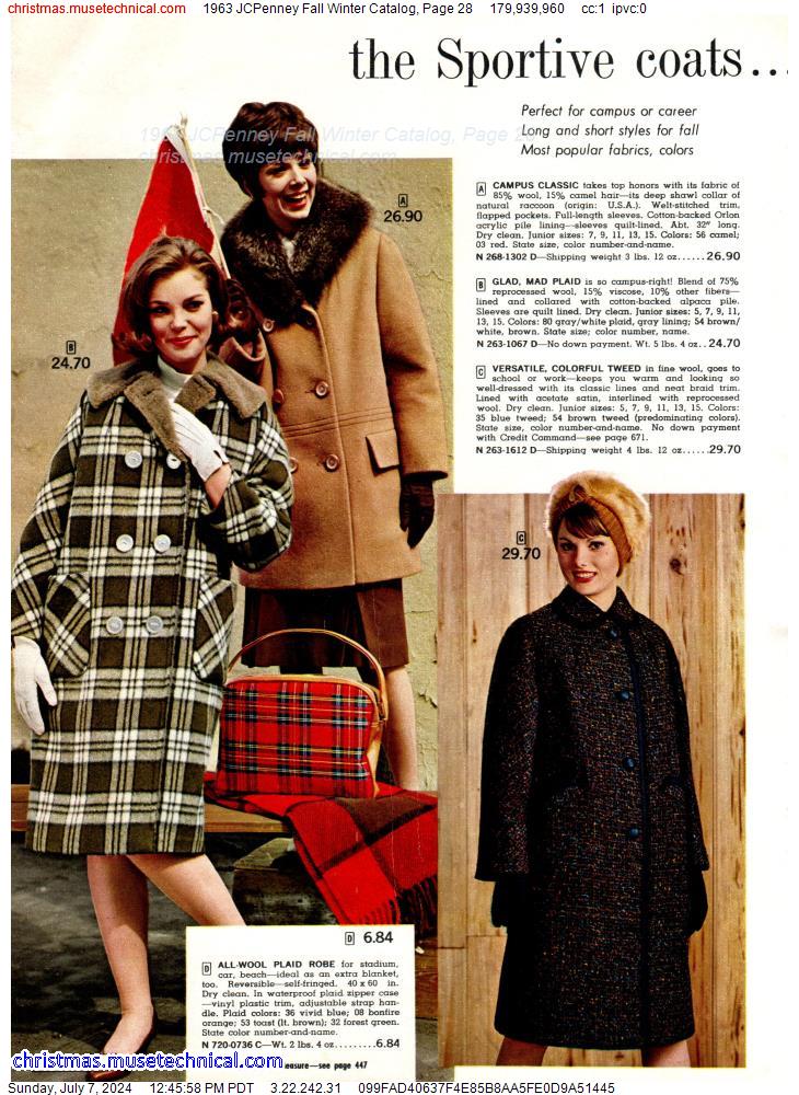 1963 JCPenney Fall Winter Catalog, Page 28