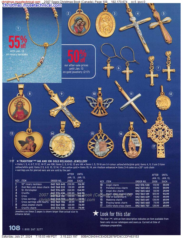 2007 Sears Christmas Book (Canada), Page 108