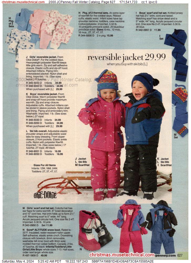 2000 JCPenney Fall Winter Catalog, Page 627