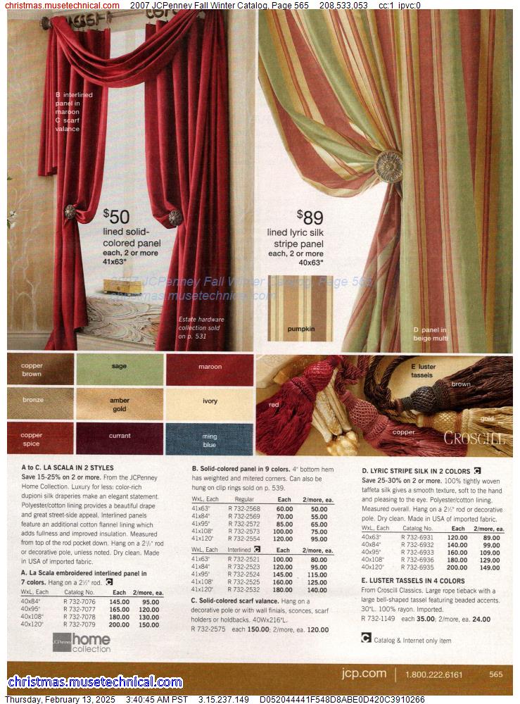 2007 JCPenney Fall Winter Catalog, Page 565