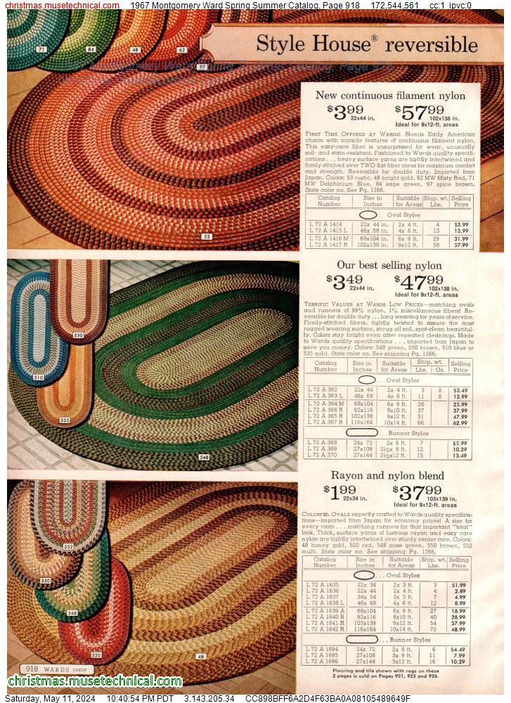1967 Montgomery Ward Spring Summer Catalog, Page 918