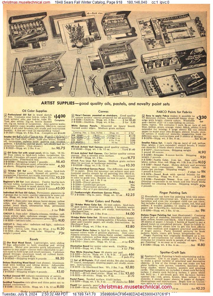 1948 Sears Fall Winter Catalog, Page 918