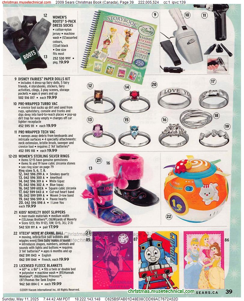 2009 Sears Christmas Book (Canada), Page 39